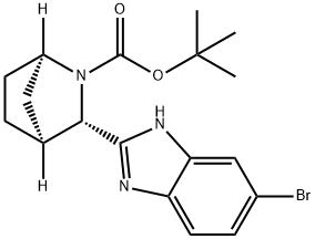 2-Azabicyclo[2.2.1]heptane-2-carboxylic acid, 3-(6-broMo-1H-benziMidazol-2-yl)-, 1,1-diMethylethyl ester,(1R,3S,4S)-