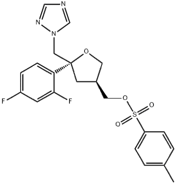 (5R-cis)-Toluene-4-sulfonic acid 5-(2,4-difluorophenyl)-5-(1H-1,2,4-triazol-1-yl)methyltetrahydrofuran-3-ylmethyl ester