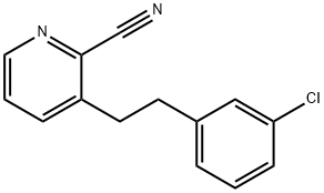 3-[2-(3-Chlorophenyl)ethyl]-2-pyridinecarbonitrile