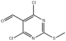 4,6-DICHLORO-2-METHYLSULFANYL-PYRIMIDINE-5-CARBALDEHYDE