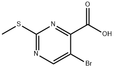 5-Bromo-2-(methylthio)pyrimidine-4-carboxylic acid