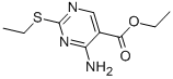 Ethyl 4-amino-2-(ethylthio)-5-pyrimidinecarboxylate