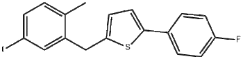 2-(4-Fluorophenyl)-5-[(5-iodo-2-methylphenyl)methyl]thiophene