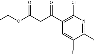 Ethyl 2,6-dichloro-5-fluoro-pyridine-3-acetoacetate